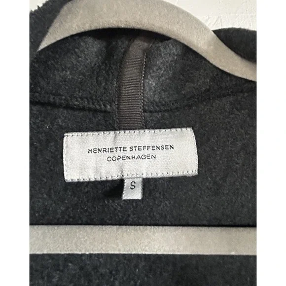 Henriette Steffensen Copenhagen 1001 Cardi Cardigan Size S Soft Black - Picture 3 of 13